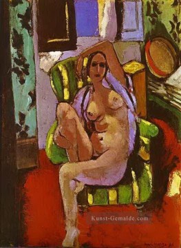 Nackt Sitzen in einem Sessel abstrakte fauvism Henri Matisse Ölgemälde